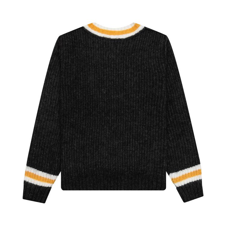 Stussy Mohair Tennis Sweater Charcoal