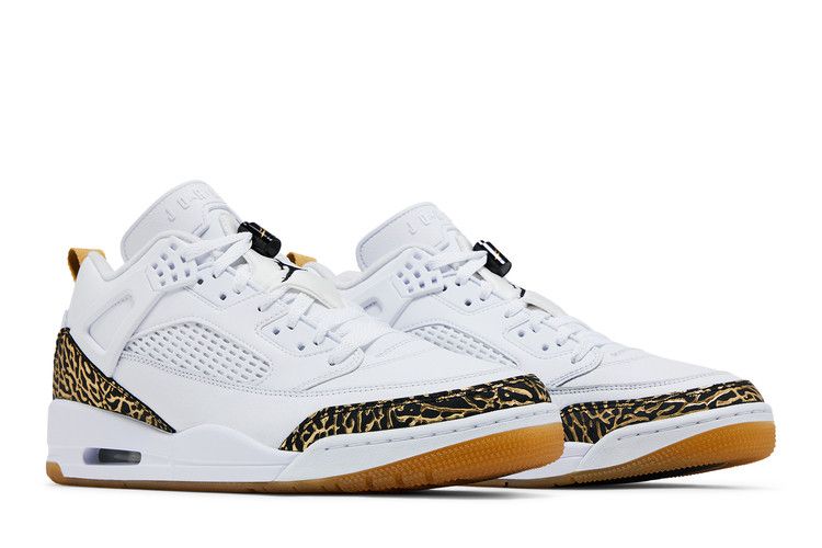Jordan Spizike Low White Black Metallic Gold