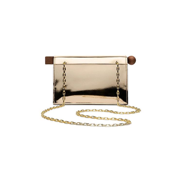 Jacquemus La Petite Pochette Rond Clutch Gold