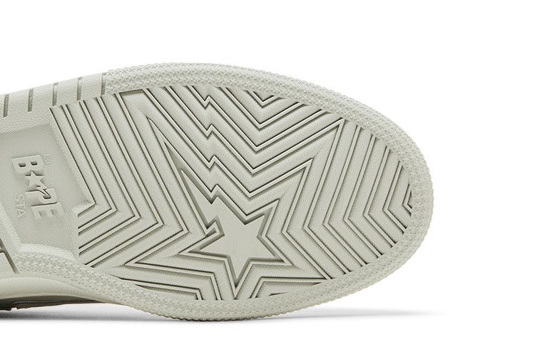 Bape Wmns Sk8 Sta #3 L 'white Silver'