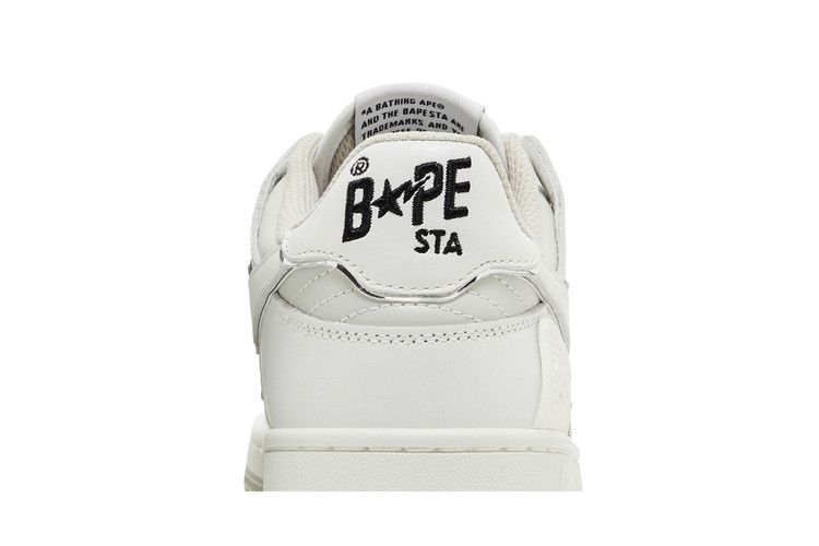 Bape Wmns Sk8 Sta #3 L 'white Silver'