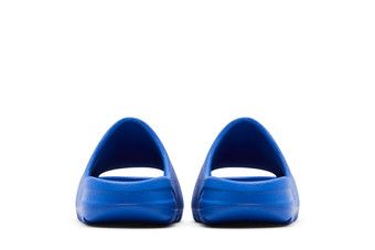 Buy Yeezy Slides Kids 'Azure' - ID4135 | GOAT