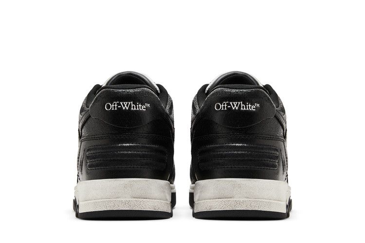 Off-White Out Of Office Black White Distressed