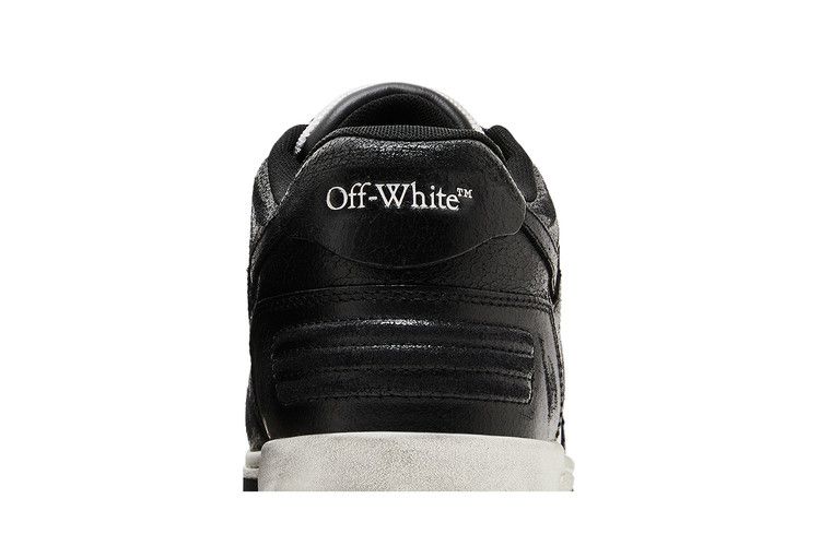 Off-White Out Of Office Black White Distressed