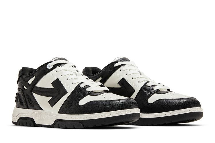 Off-White Out Of Office Black White Distressed