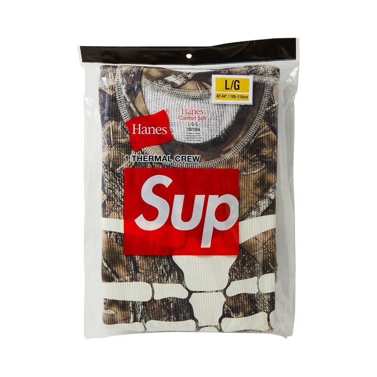 Supreme x Hanes 2 Pack Bundle deals (Camo+Pink) Medium