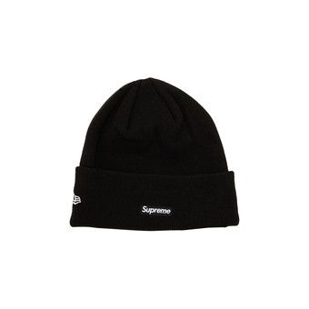 Buy Supreme New Era Script Beanie 'Black' - FW24BN66 BLACK | GOAT