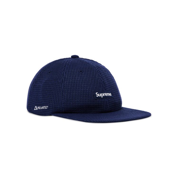 Buy Supreme Polartec Waffle Small Box 6-Panel 'Navy' - FW24H69