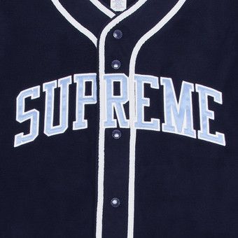 Buy Supreme Polartec Baseball Jersey 'Navy' - FW24KN7 NAVY Buy Supreme Polartec Baseball Jersey 'Navy' - FW24KN7 NAVY