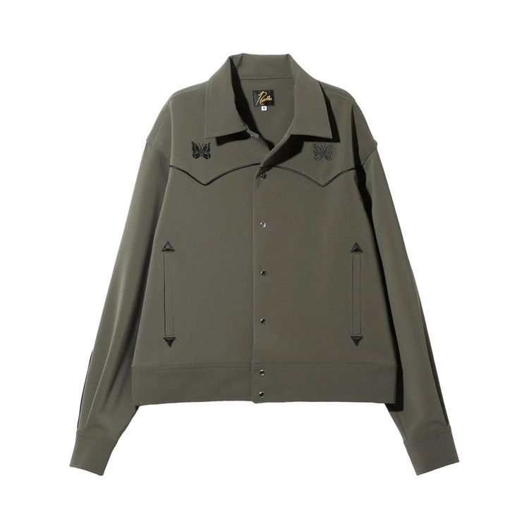 Buy Needles Piping Cowboy Jacket 'Olive' - PU208 OLIV | GOAT