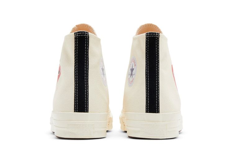 Comme Des GarçOns Play X Converse Chuck 70 High 'single Heart - Milk'
