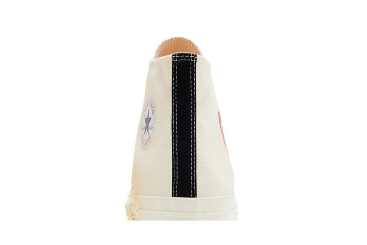Comme Des GarçOns Play X Converse Chuck 70 High 'single Heart - Milk'