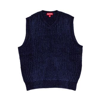 定価以下:Supreme Sweatshirt Vest Navy Sサイズ Dragon Zip Up Sweater Vest | Supreme 23ss