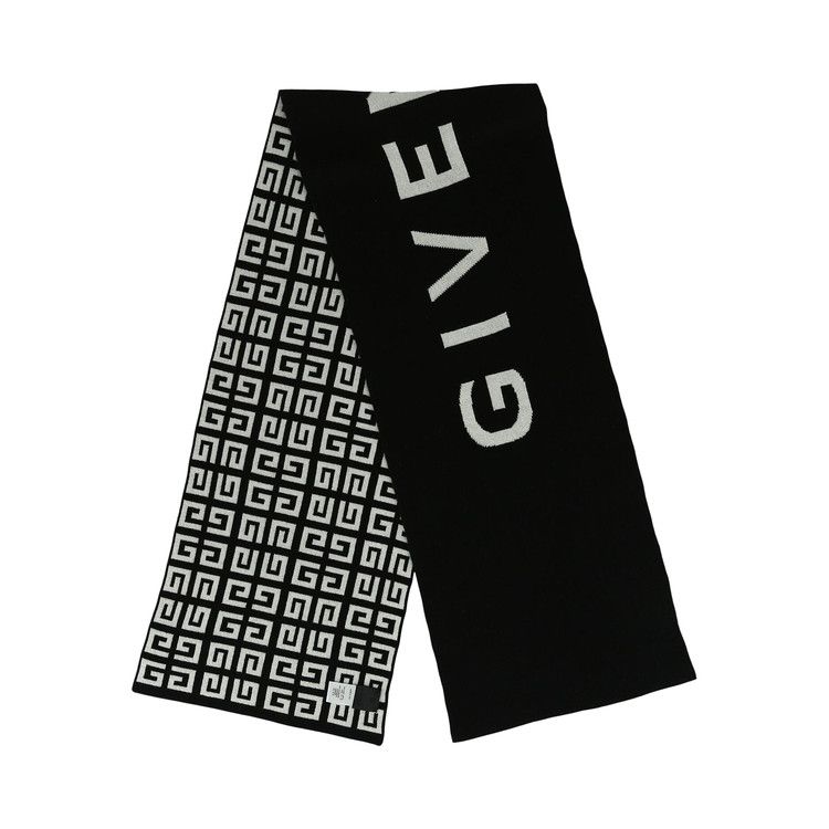 Buy Givenchy Double Face 4G Logo Scarf 'Black/White
