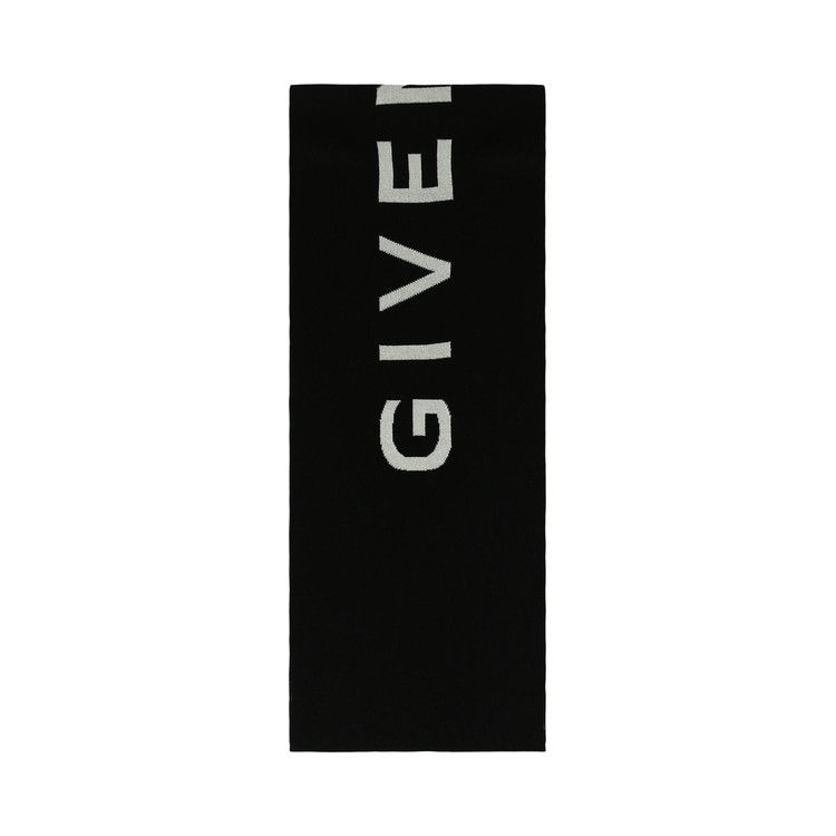 Buy Givenchy Double Face 4G Logo Scarf 'Black/White