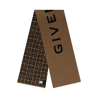 Buy Givenchy Double Face 4G Logo Scarf 'Havana/Black