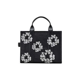 Buy Marc Jacobs x Denim Tears Leather Medium Tote Bag 'Black