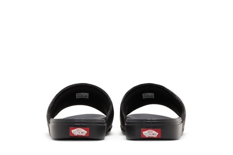 Vans La Costa Slide-On Triple Black Checkerboard