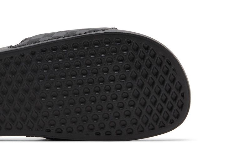 Vans La Costa Slide-On Triple Black Checkerboard