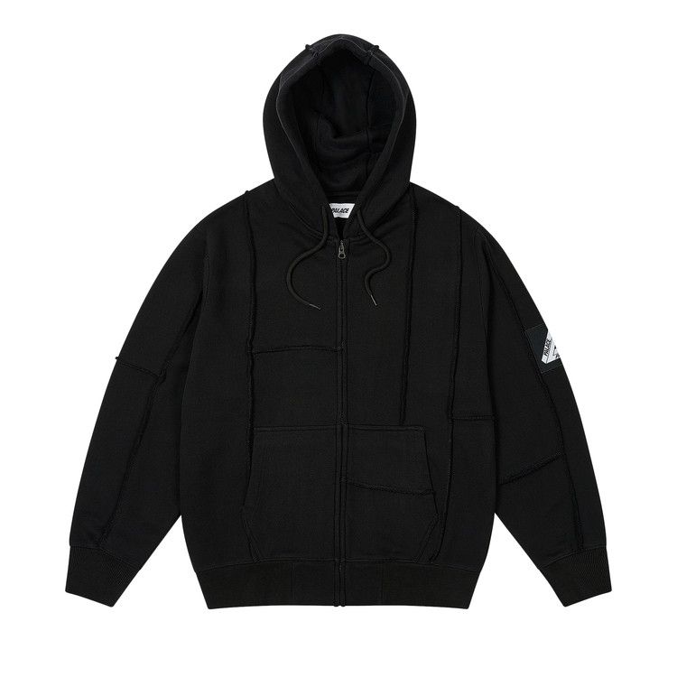 Buy Palace Patch Me Up Zip Hood 'Black' - P27CS115 | GOAT