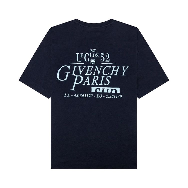 Buy Givenchy Graphic T-Shirt 'Navy' - BM71JB3YNC 410 | GOAT