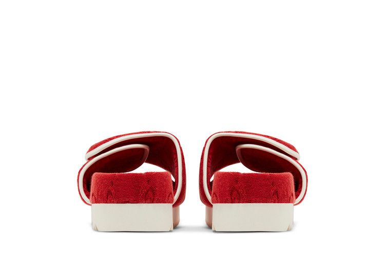 Adidas X Gucci Monogram Slide Red