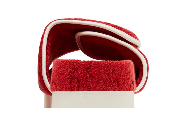 Adidas X Gucci Monogram Slide Red