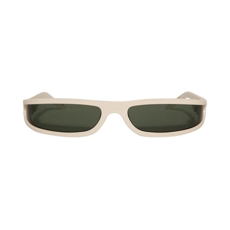 Rick Owens Fog Sunglasses Pearl Temple/Forest
