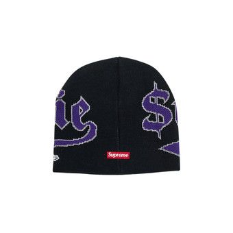 Buy Supreme x New Era Varsity Beanie 'Olive' - FW23BN37 OLIVE | GOAT