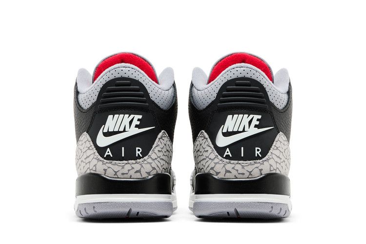Air Jordan 3 RETRO OG Gs 'black Cement' 2024