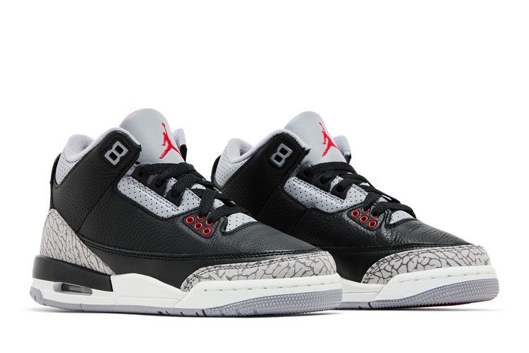 Air Jordan 3 RETRO OG Gs 'black Cement' 2024