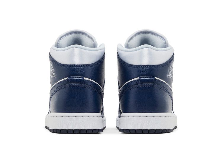 Wmns Air Jordan 1 Mid 'midnight Navy Gold Charms'