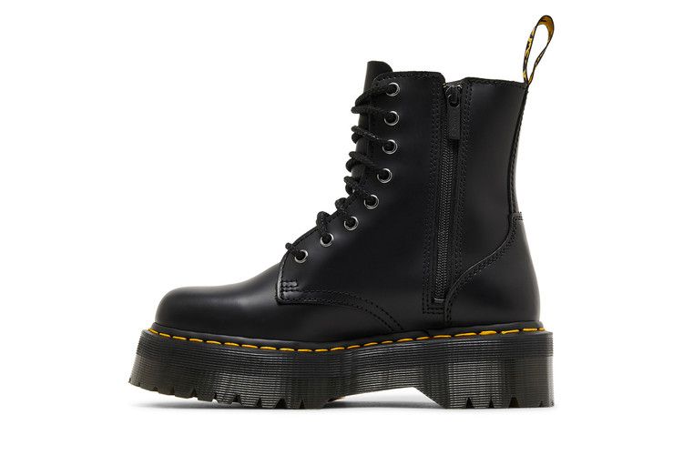 Dr. Martens Jadon Platform Boots Black Smooth Leather — foto 4