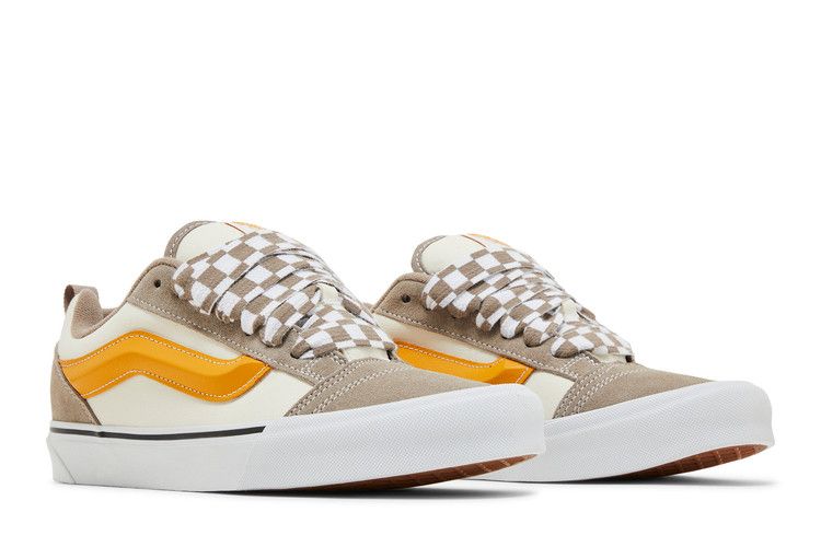 Vans Knu-Skool Mega Check - Grey Marshmallow