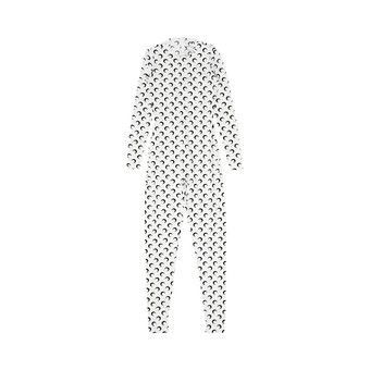 オールインワン・サロペット MARINE SERRE Woman Jumpsuits White WJS002ACJER0001 WH00 Recycled Jersey Moon Catsuit • Marine Serre