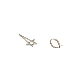 Buy Rick Owens Pentagram Earring 'Silver' - RJ0000067 MMT