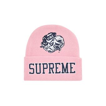 Buy Supreme x Mitchell & Ness NCAA Beanie 'Light Pink