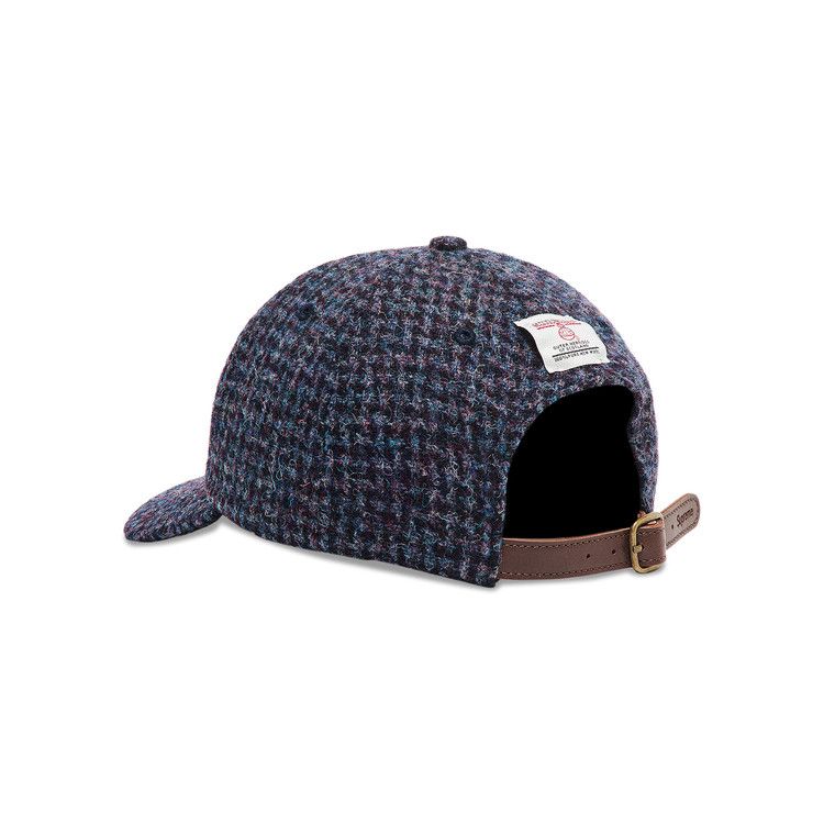 Buy Supreme Harris Tweed 6-Panel 'Dark Blue' - FW24H100 DARK