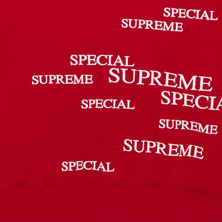 Supreme Special Zip Up Hoodie Red