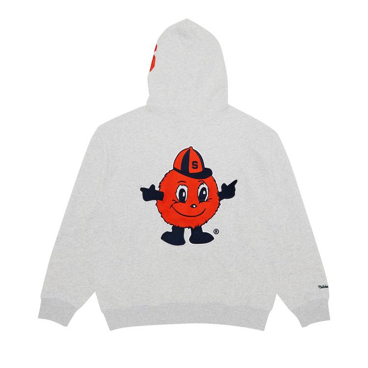 Buy Supreme x Mitchell & Ness NCAA Hooded Sweatshirt 'Ash