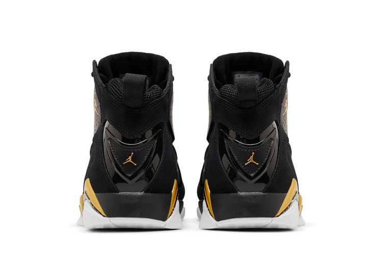 Jordan True Flight Black Metallic Gold Speckled