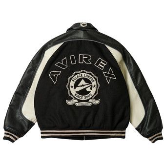 PALACE AVIREX CHENILLE KNIT BLACK Msize - メルカリ