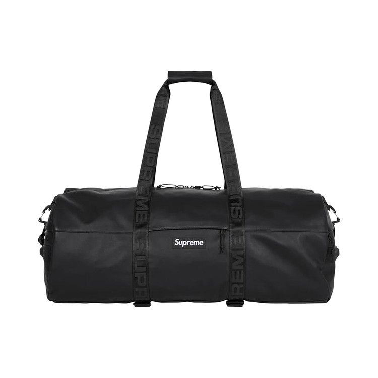 Buy Supreme Leather Large Duffle Bag 'Black' - FW24B46 BLACK