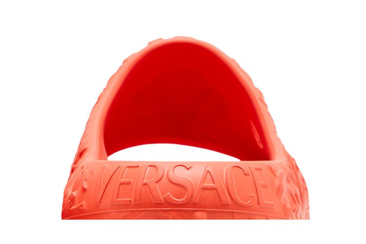 Versace Dimension Pool Slide Orange