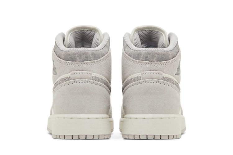 Air Jordan 1 Mid SE Gs Neutral Grey Sail