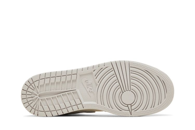 Air Jordan 1 Mid SE Gs Neutral Grey Sail
