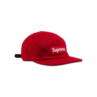 Supreme Washed Chino Twill Camp Cap レッド Supreme Washed Chino Twill Camp Cap (FW23) - $48