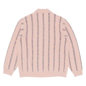 トップス Supreme Textured Knotted Cardigan Pink Buy Supreme Speckle Stripe Zip Up Cardigan 'Pink' - FW24SK36