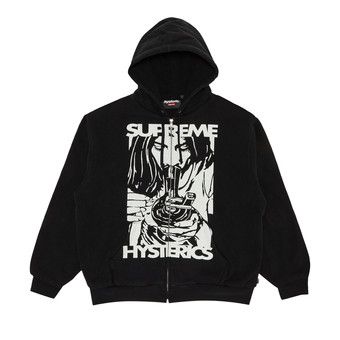 Supreme X Hysteric Glamour Thermal Lined Zip Up Hoodie Black Price