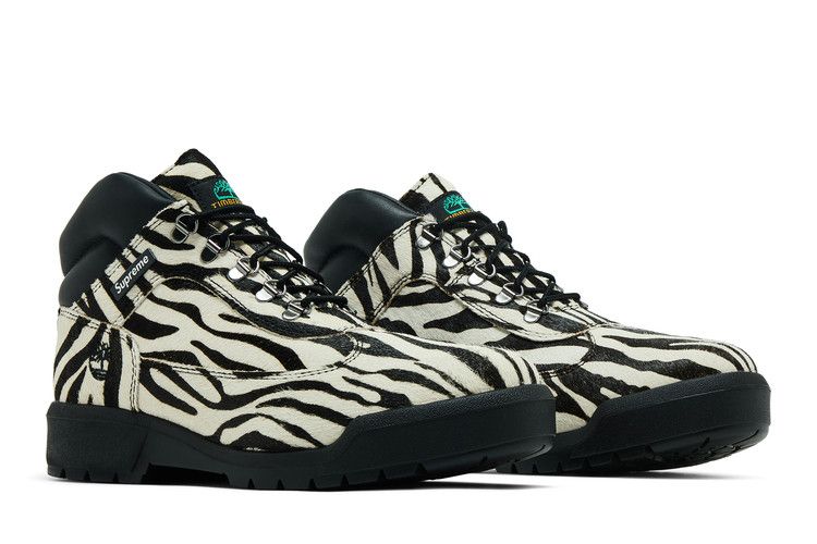 Supreme X Timberland Field Boot 'zebra'